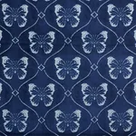 Schumacher 72962 Papillon Velvet Sapphire fabric swatch