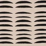 Schumacher 182471 Parable Hand Block Charcoal fabric swatch