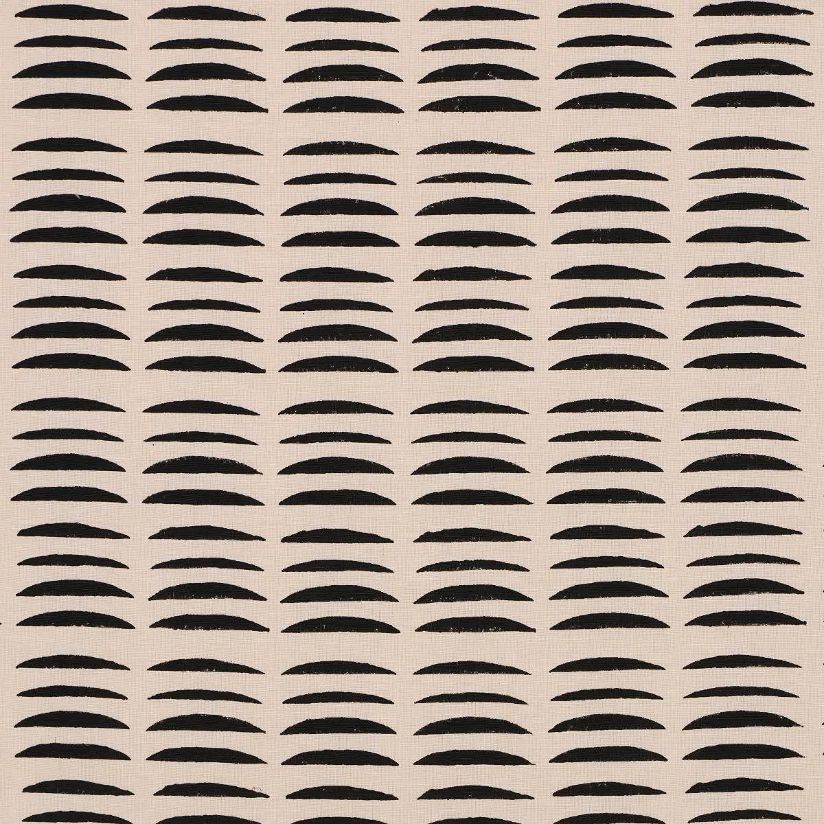 Schumacher 182471 Parable Hand Block Charcoal fabric swatch