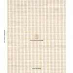 Schumacher 182473 Parable Hand Block Ginger fabric swatch