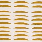 Schumacher 182473 Parable Hand Block Ginger fabric swatch