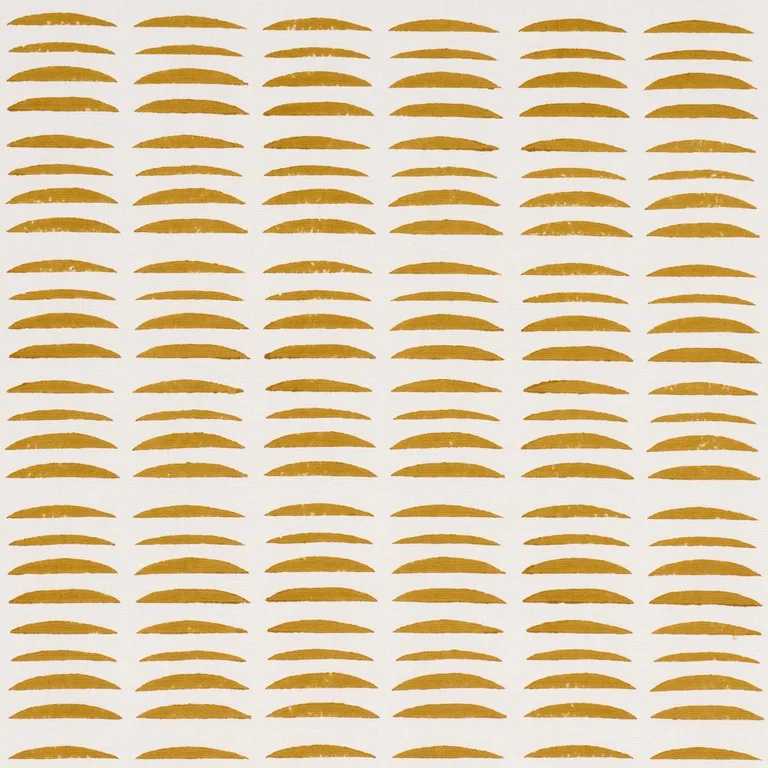 Schumacher 182473 Parable Hand Block Ginger fabric swatch