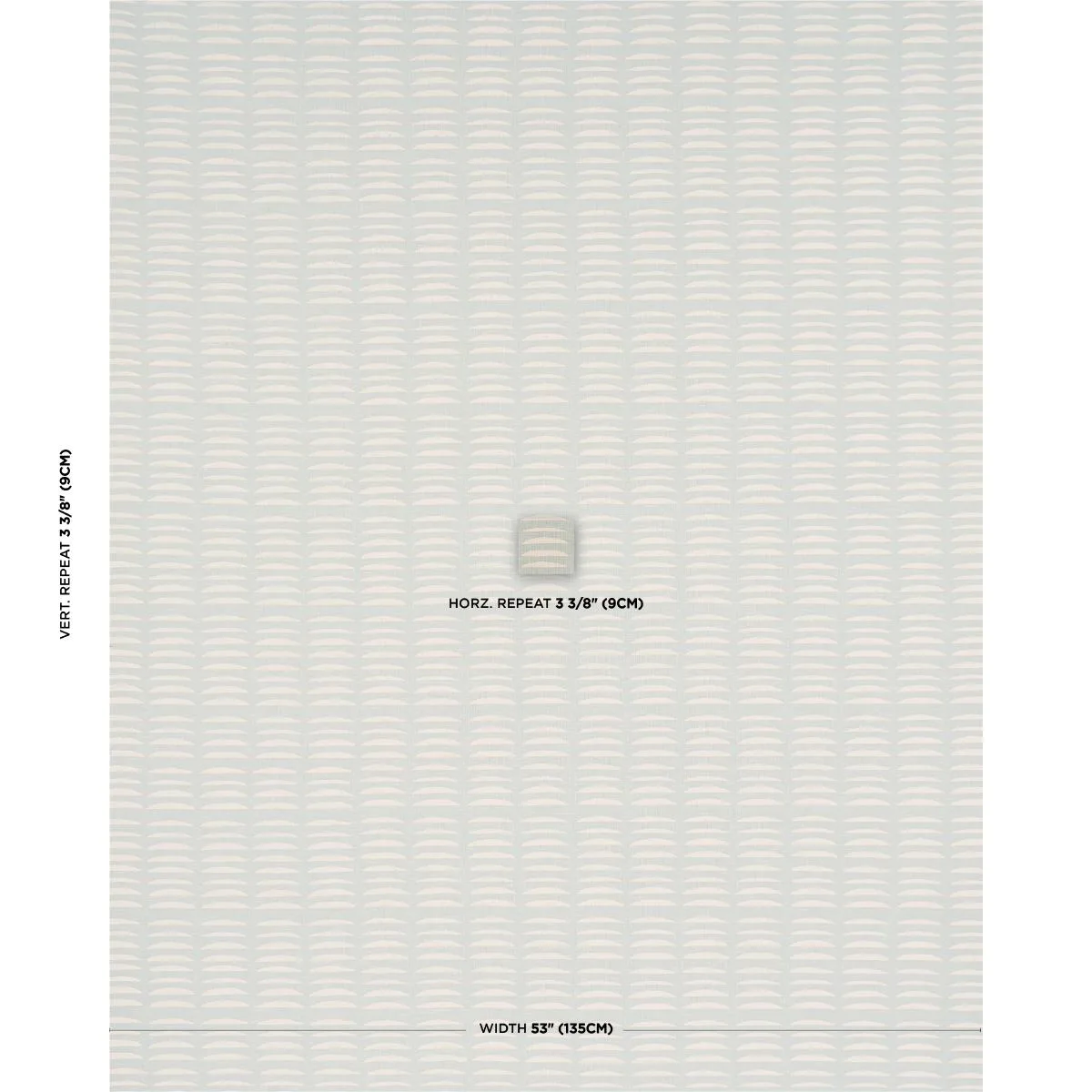 Schumacher 182470 Parable Hand Block Ice fabric swatch