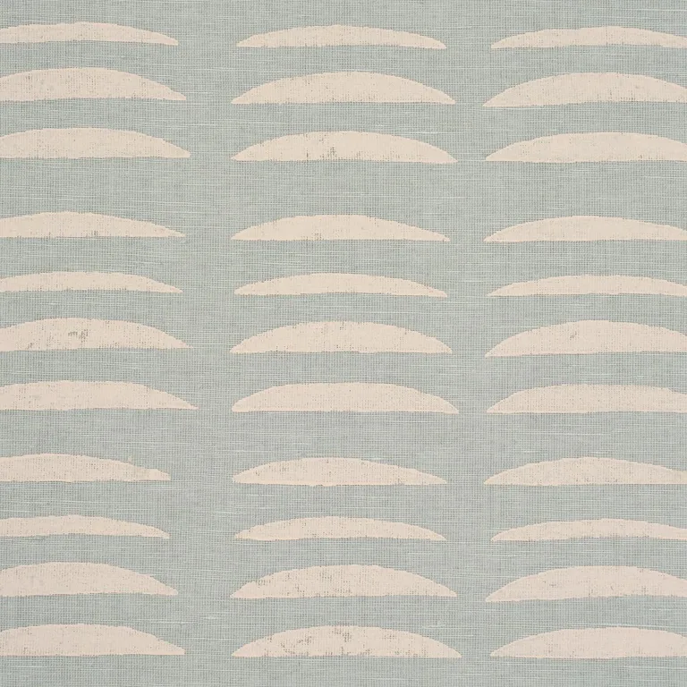 Schumacher 182470 Parable Hand Block Ice fabric swatch