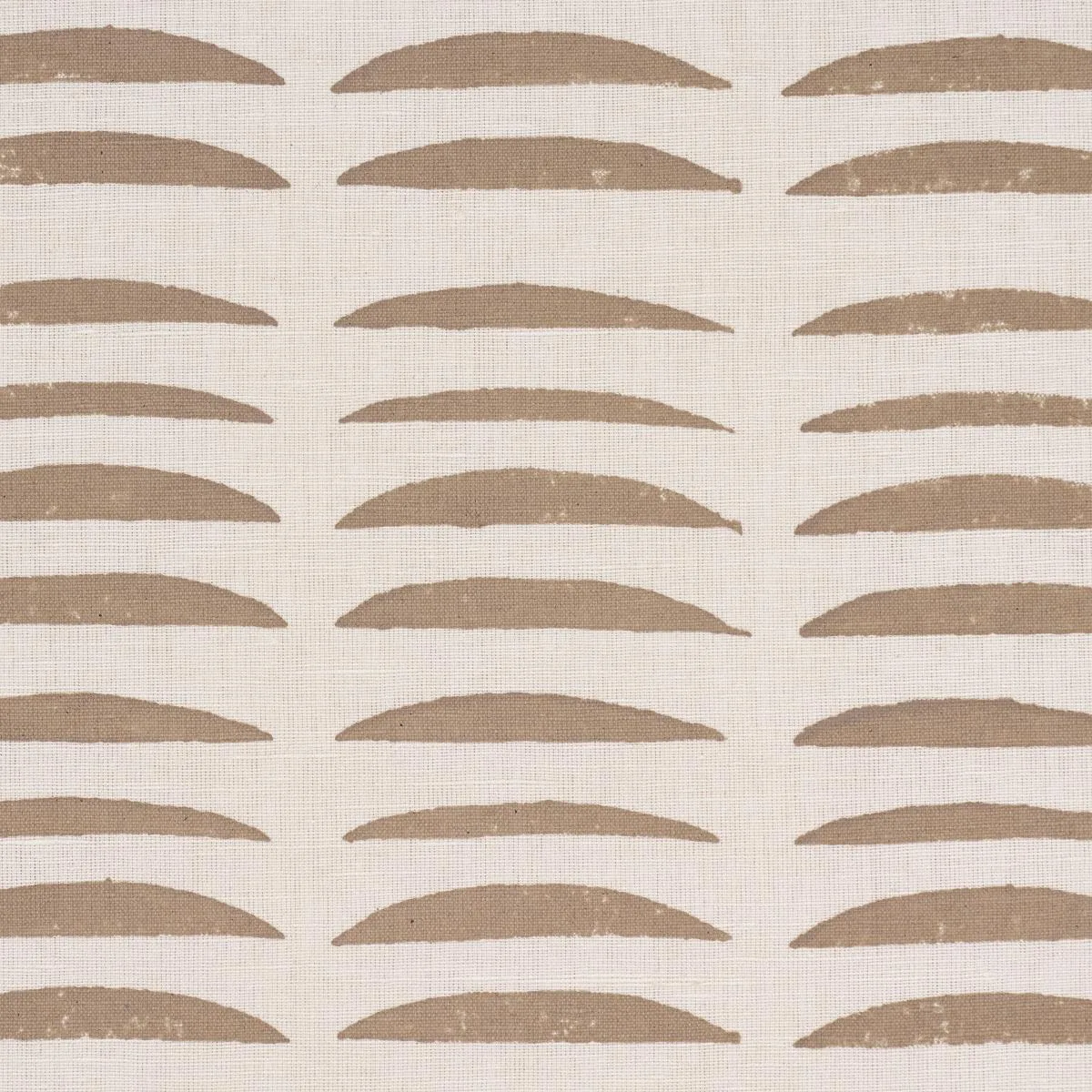 Schumacher 182472 Parable Hand Block Sand fabric swatch