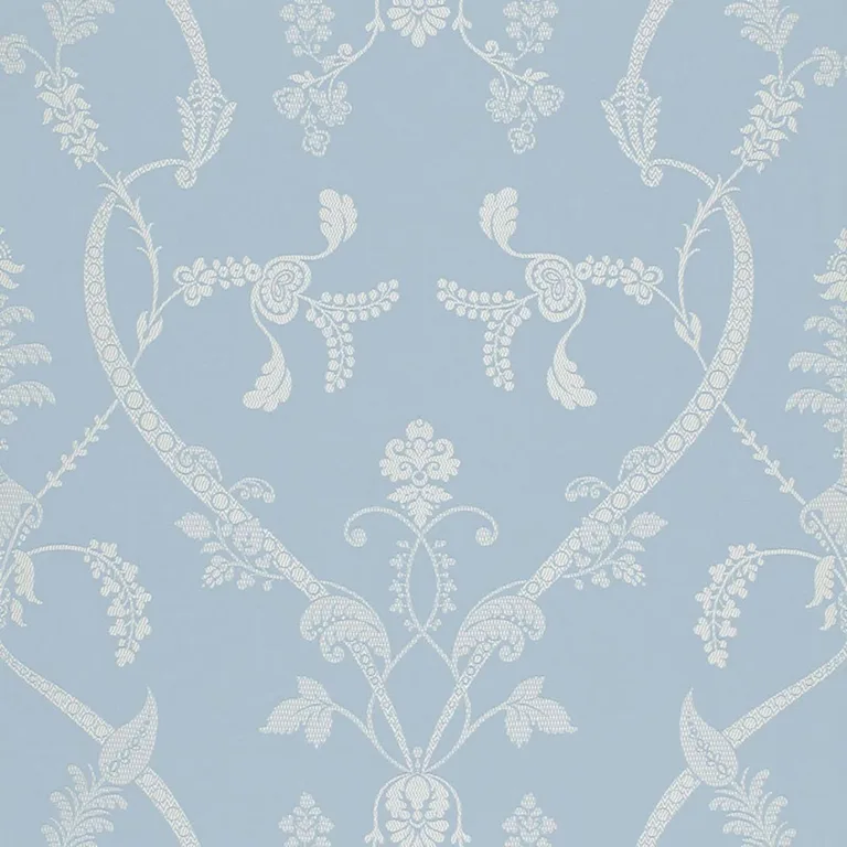 Schumacher 68620 Parc Monceau Ciel fabric swatch