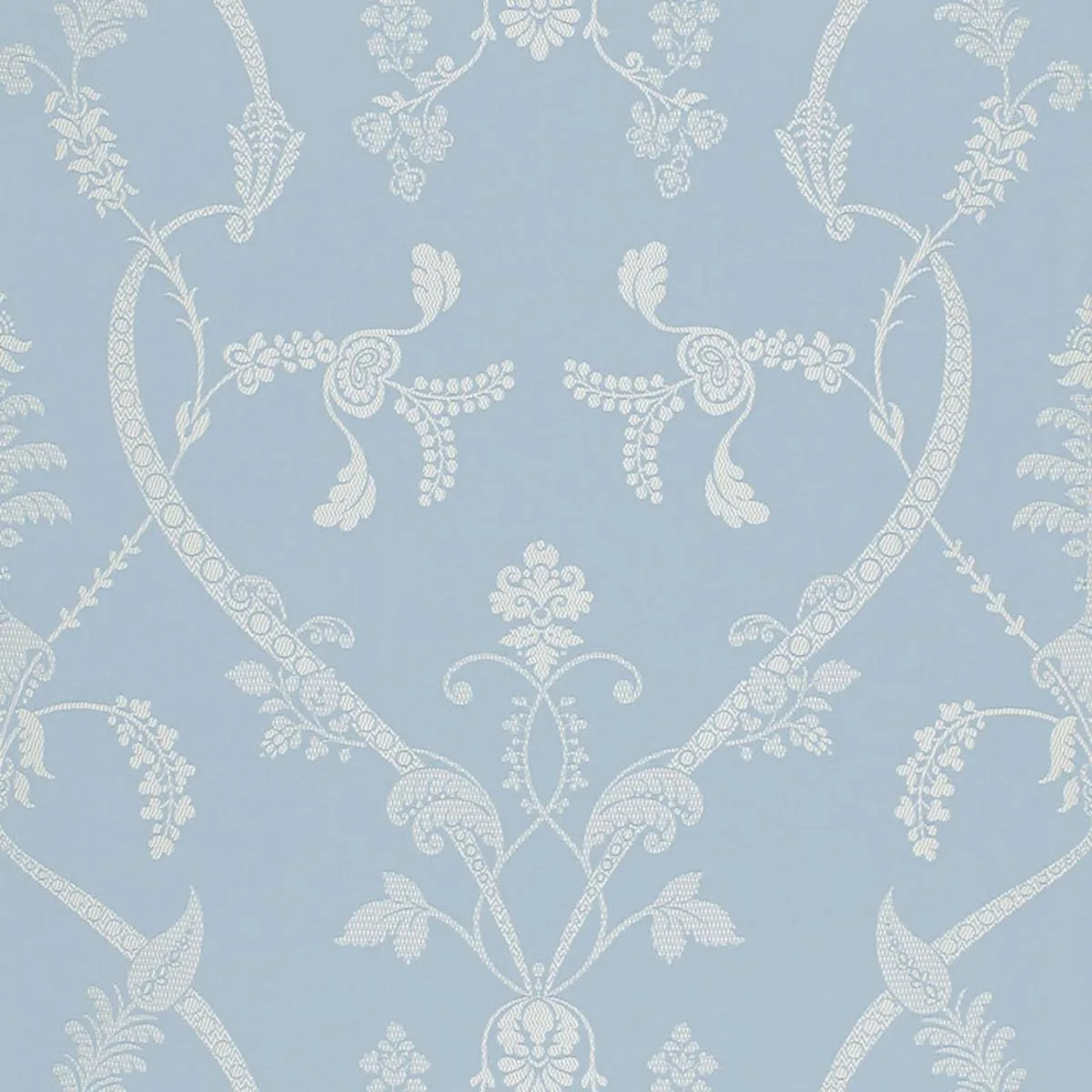 Schumacher 68620 Parc Monceau Ciel fabric swatch