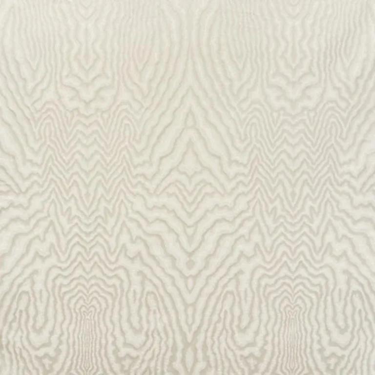Schumacher 71500 Parker Faux Bois Moiré Dove fabric swatch