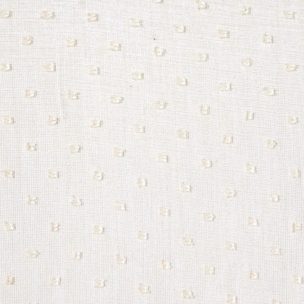 Schumacher 16441 Parseme Embroidered Sheer Antique Ecru fabric swatch
