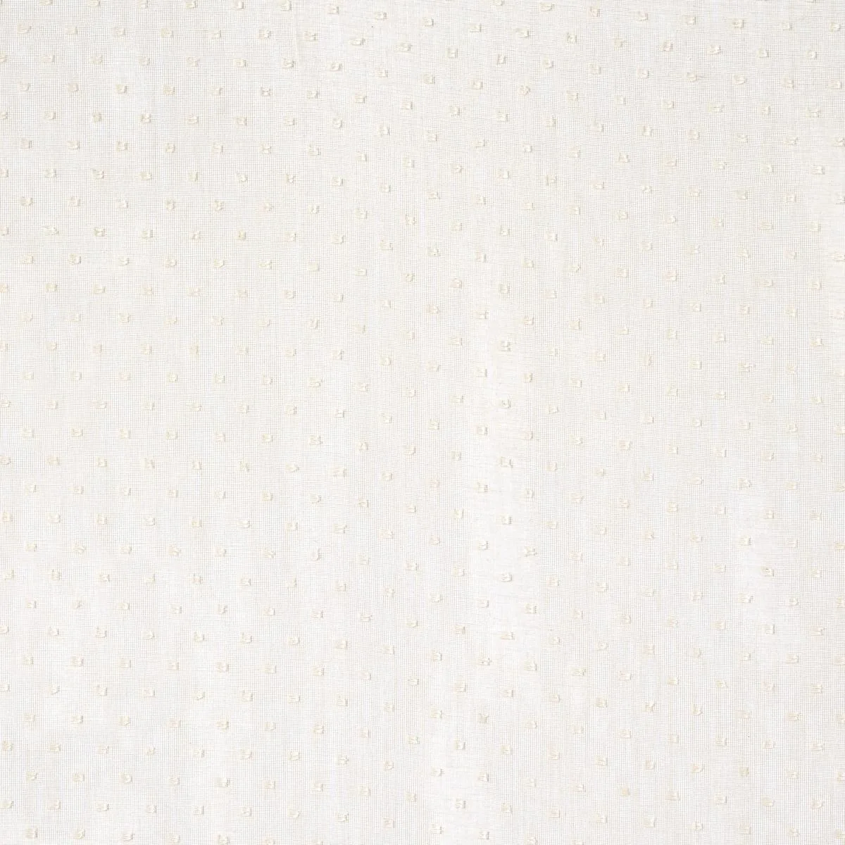 Schumacher 16441 Parseme Embroidered Sheer Antique Ecru fabric swatch