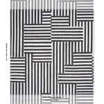 Schumacher 183170 Parson's Stripe Hand Print Carbon fabric swatch