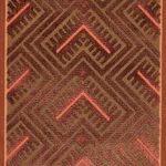 Schumacher 80652 Parvin Velvet Copper fabric swatch