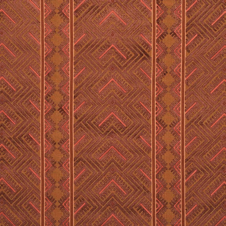 Schumacher 80652 Parvin Velvet Copper fabric swatch