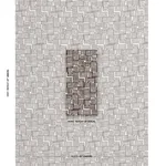 Schumacher 83820 Patchwork Cacao fabric swatch