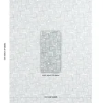 Schumacher 83822 Patchwork Ocean fabric swatch
