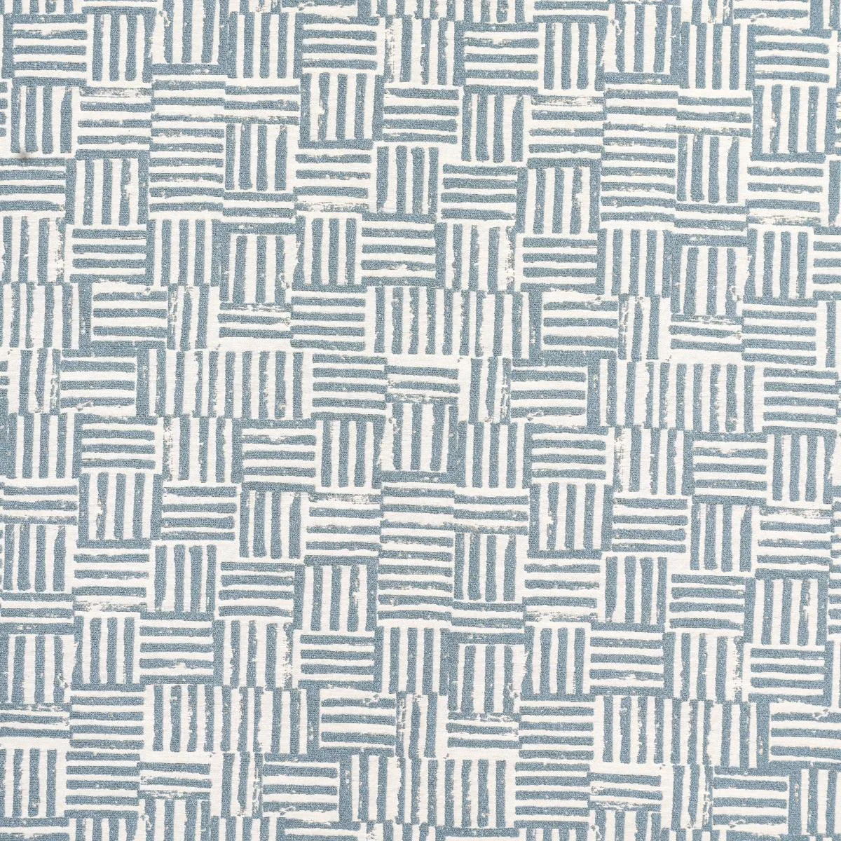 Schumacher 83822 Patchwork Ocean fabric swatch