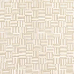 Schumacher 83821 Patchwork Sand fabric swatch
