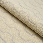 Schumacher 83932 Patek Wool Bouclé Ivory fabric swatch