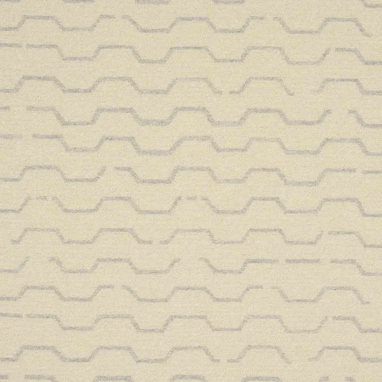 Schumacher 83932 Patek Wool Bouclé Ivory fabric swatch