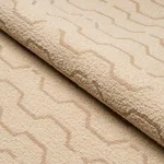 Schumacher 83931 Patek Wool Bouclé Sand fabric swatch