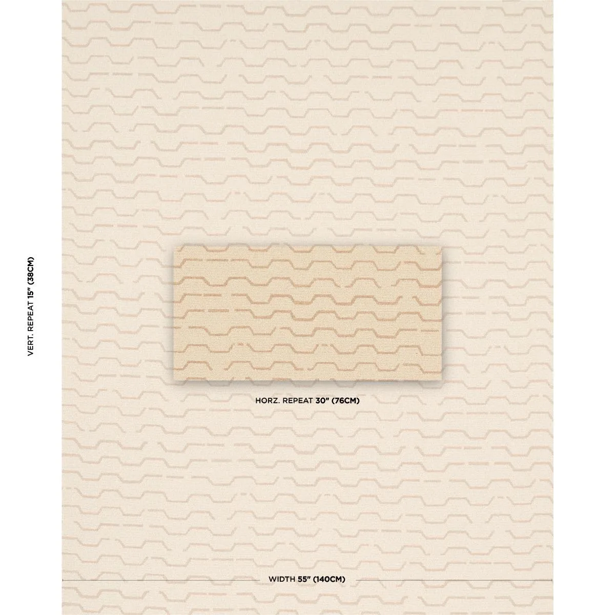 Schumacher 83931 Patek Wool Bouclé Sand fabric swatch