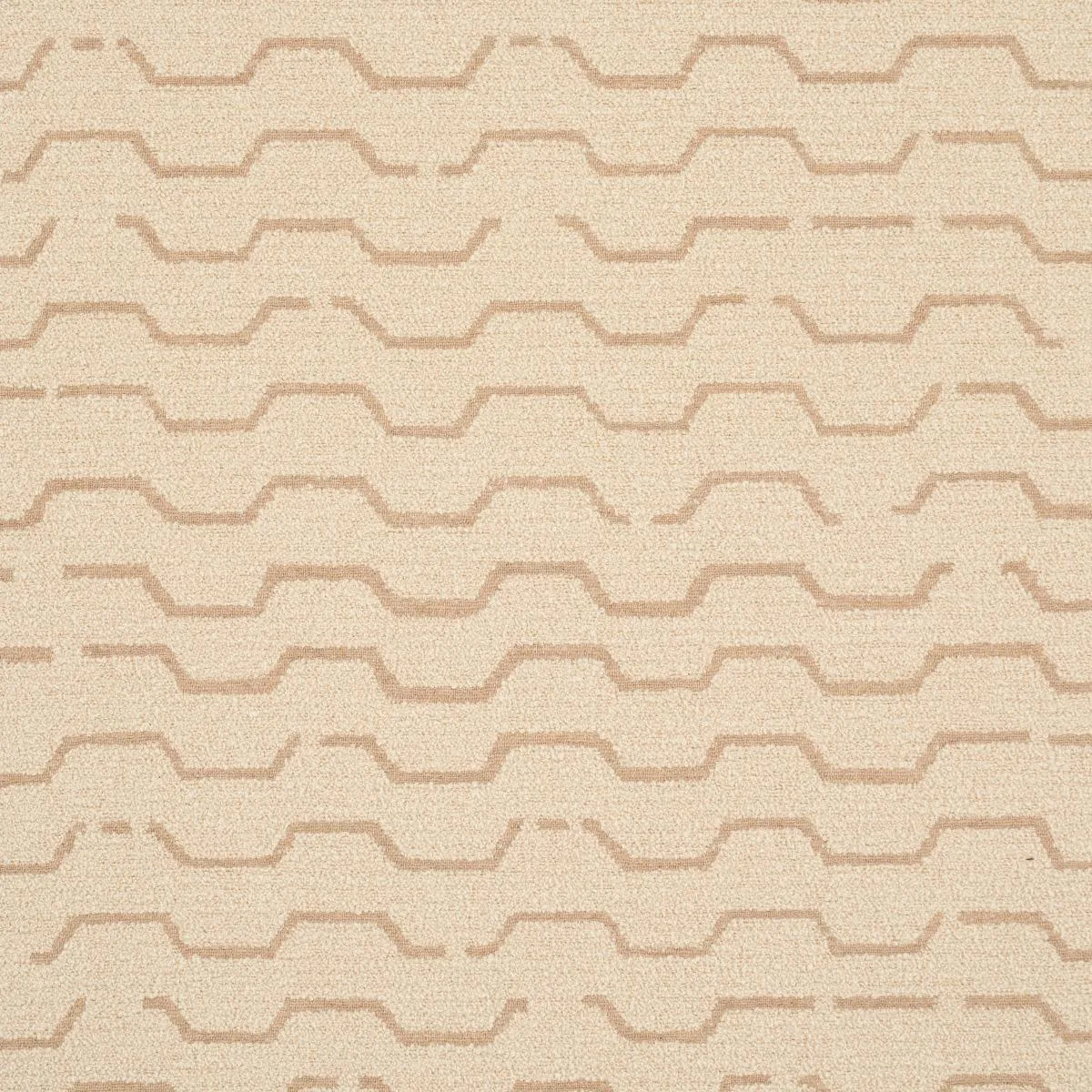 Schumacher 83931 Patek Wool Bouclé Sand fabric swatch