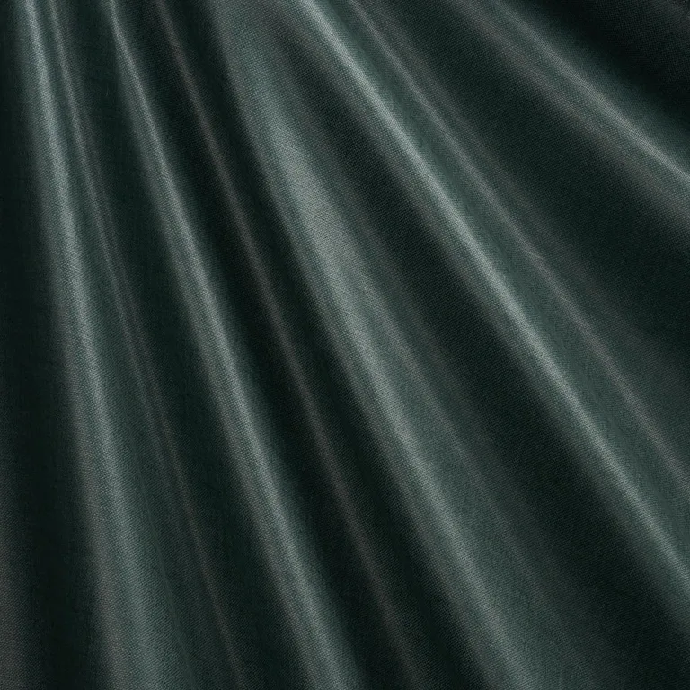 Schumacher 85273 Patent Linen Peacock fabric swatch