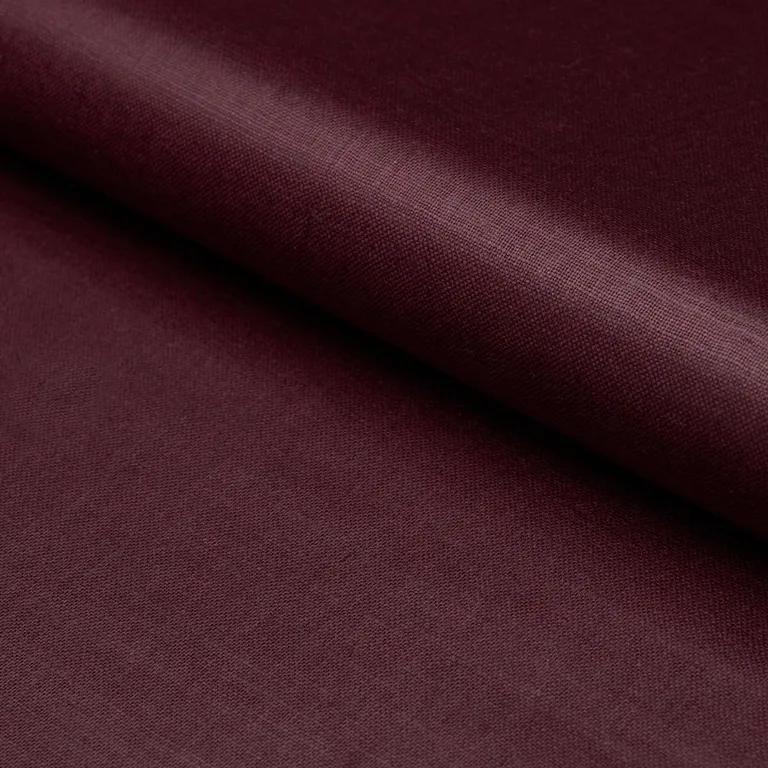 Schumacher 85272 Patent Linen Plum fabric swatch