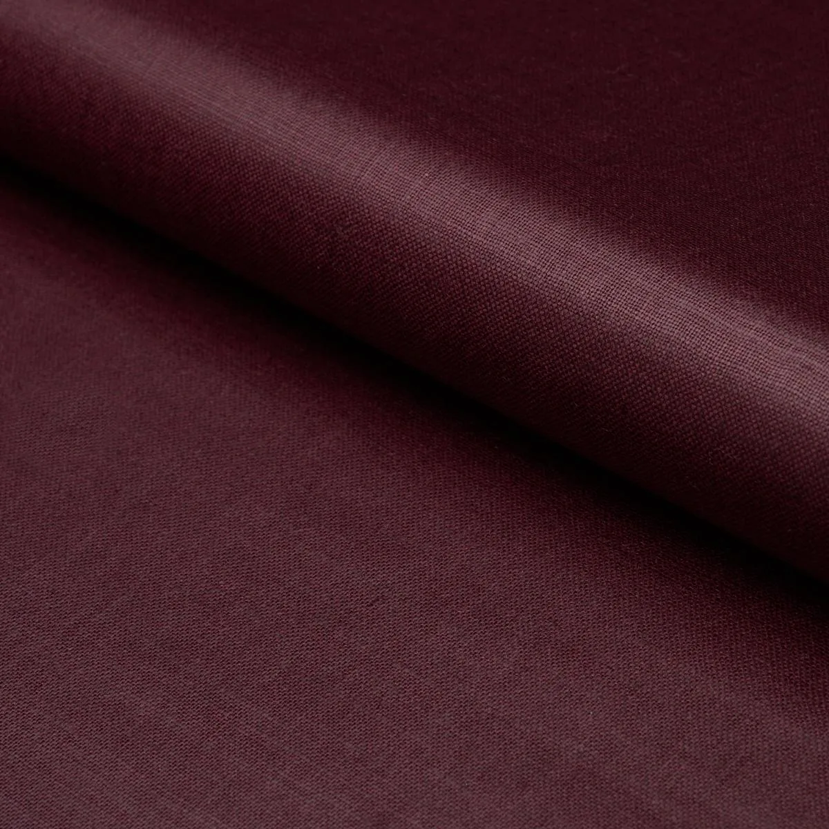 Schumacher 85272 Patent Linen Plum fabric swatch