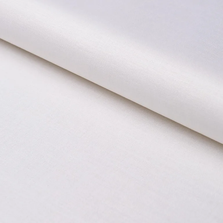 Schumacher 85270 Patent Linen White fabric swatch