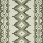 Schumacher 87000 Pathway Green fabric swatch