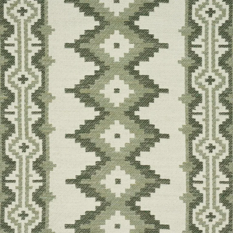 Schumacher 87000 Pathway Green fabric swatch