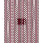 Schumacher 87001 Pathway Red fabric swatch