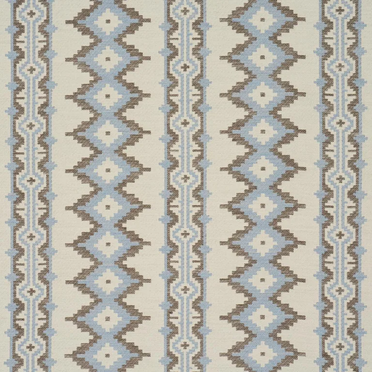 Schumacher 87002 Pathway Sky fabric swatch