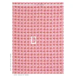 Schumacher 179300 Pattee Hand Block Print Pink fabric swatch