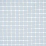 Schumacher 72074 Pauline Check Casement Chambray fabric swatch