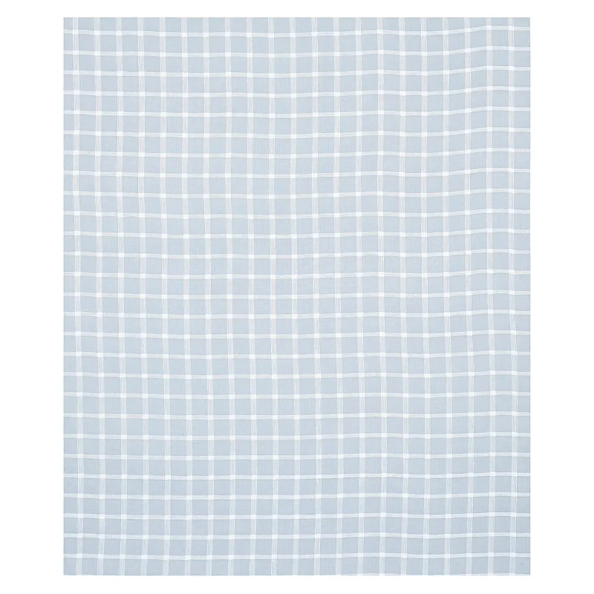 Schumacher 72074 Pauline Check Casement Chambray fabric swatch