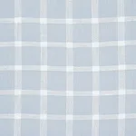 Schumacher 72074 Pauline Check Casement Chambray fabric swatch