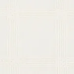 Schumacher 72073 Pauline Check Casement Whitework fabric swatch