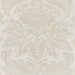 Schumacher 73981 Pavia Silk Velvet Platinum fabric swatch
