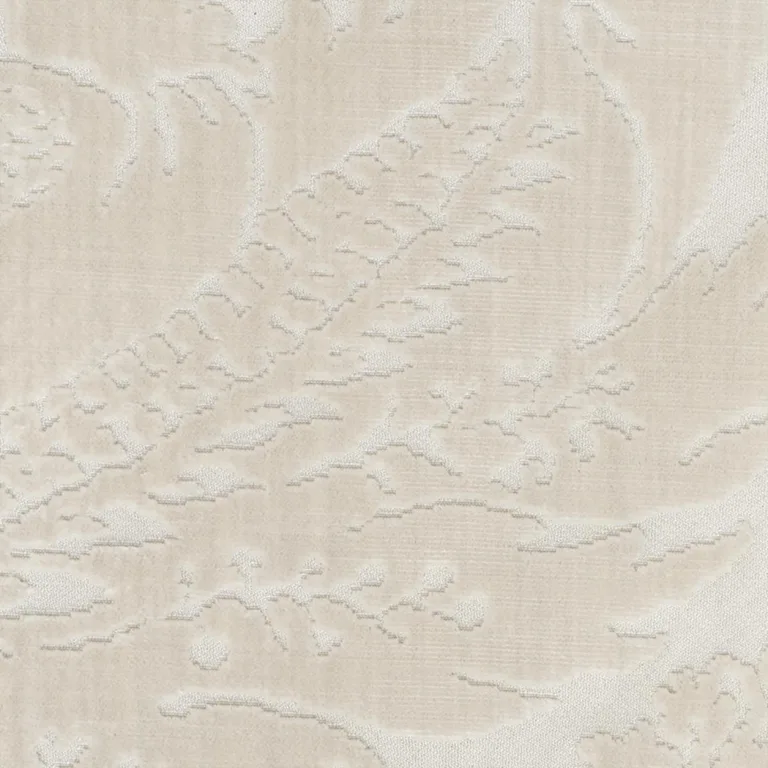 Schumacher 73981 Pavia Silk Velvet Platinum fabric swatch