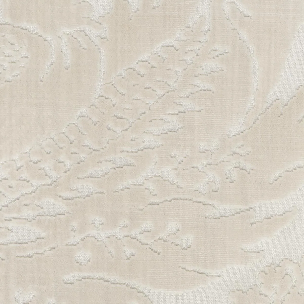 Schumacher 73981 Pavia Silk Velvet Platinum fabric swatch