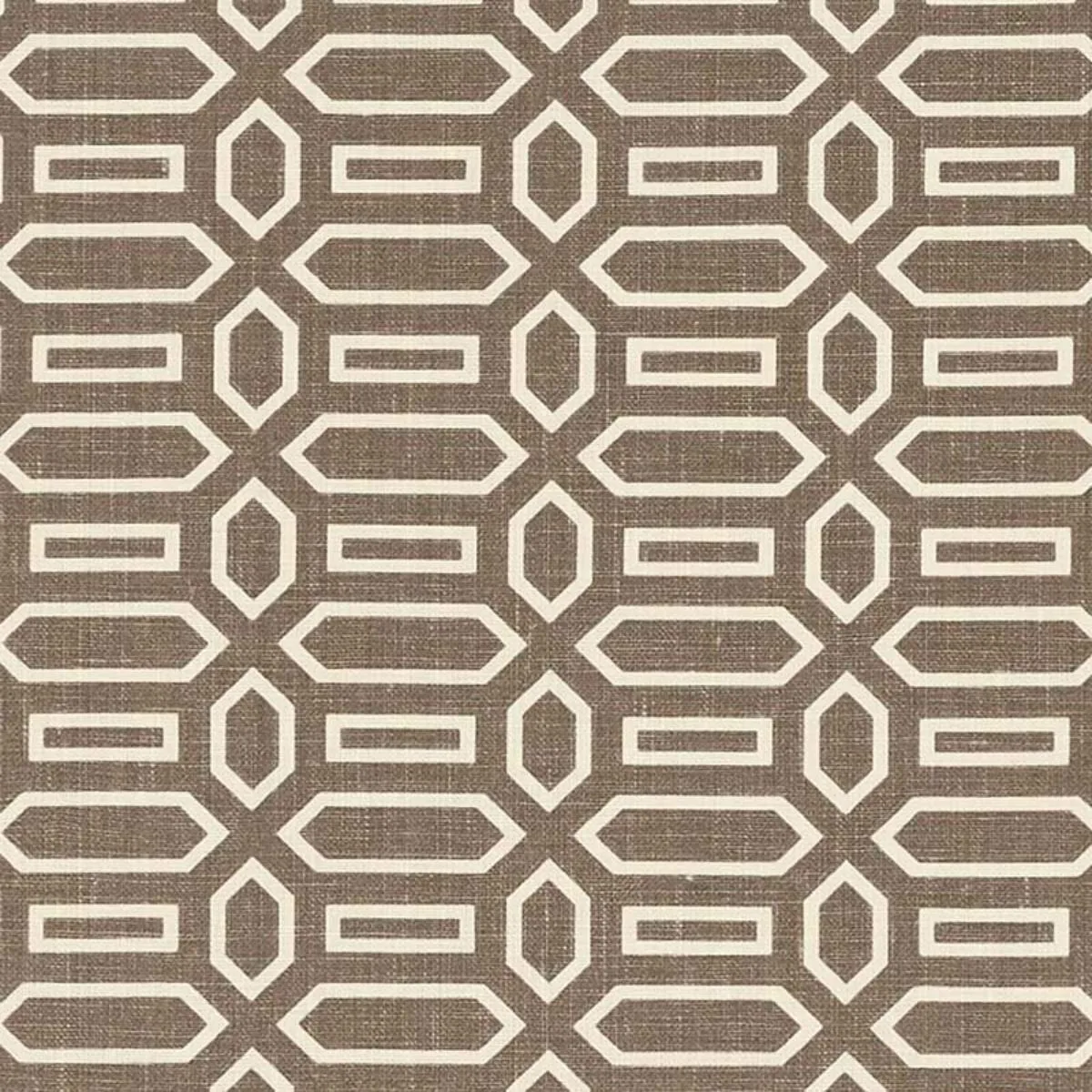 Schumacher 176147 Pavilion Berber Brown fabric swatch
