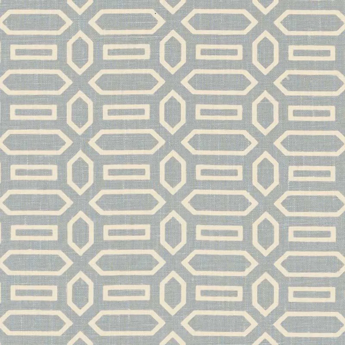 Schumacher 176144 Pavilion Orpington Blue fabric swatch