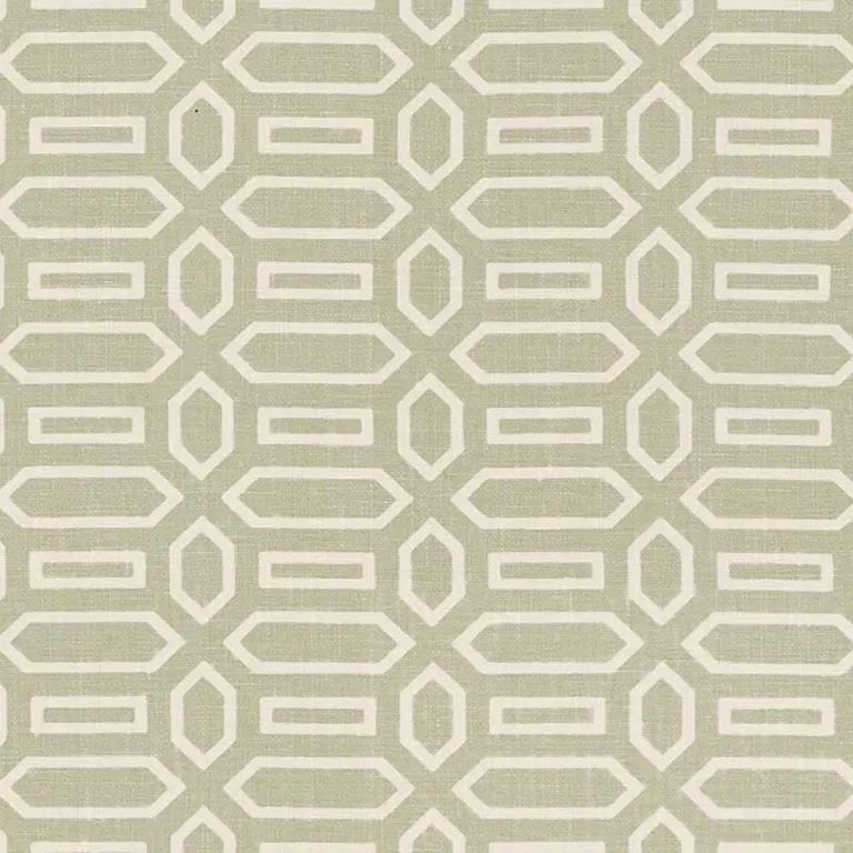 Schumacher 176143 Pavilion Sage fabric swatch
