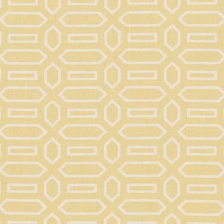 Schumacher 176142 Pavilion Straw fabric swatch