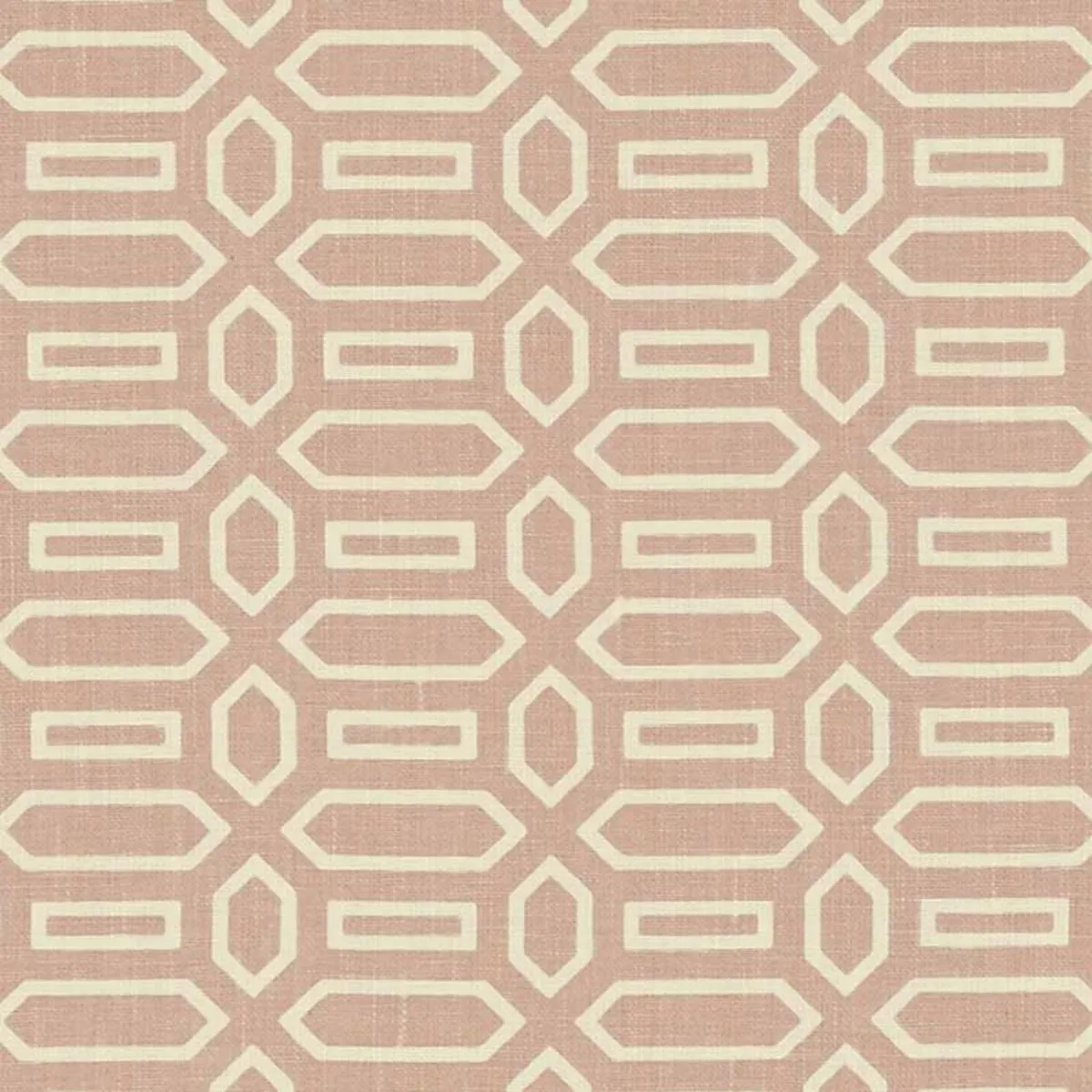 Schumacher 176141 Pavilion Temple Pink fabric swatch