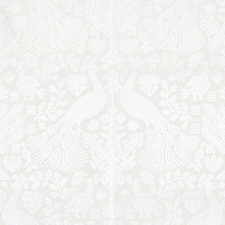 Schumacher 72971 Pavone Velvet Opal fabric swatch