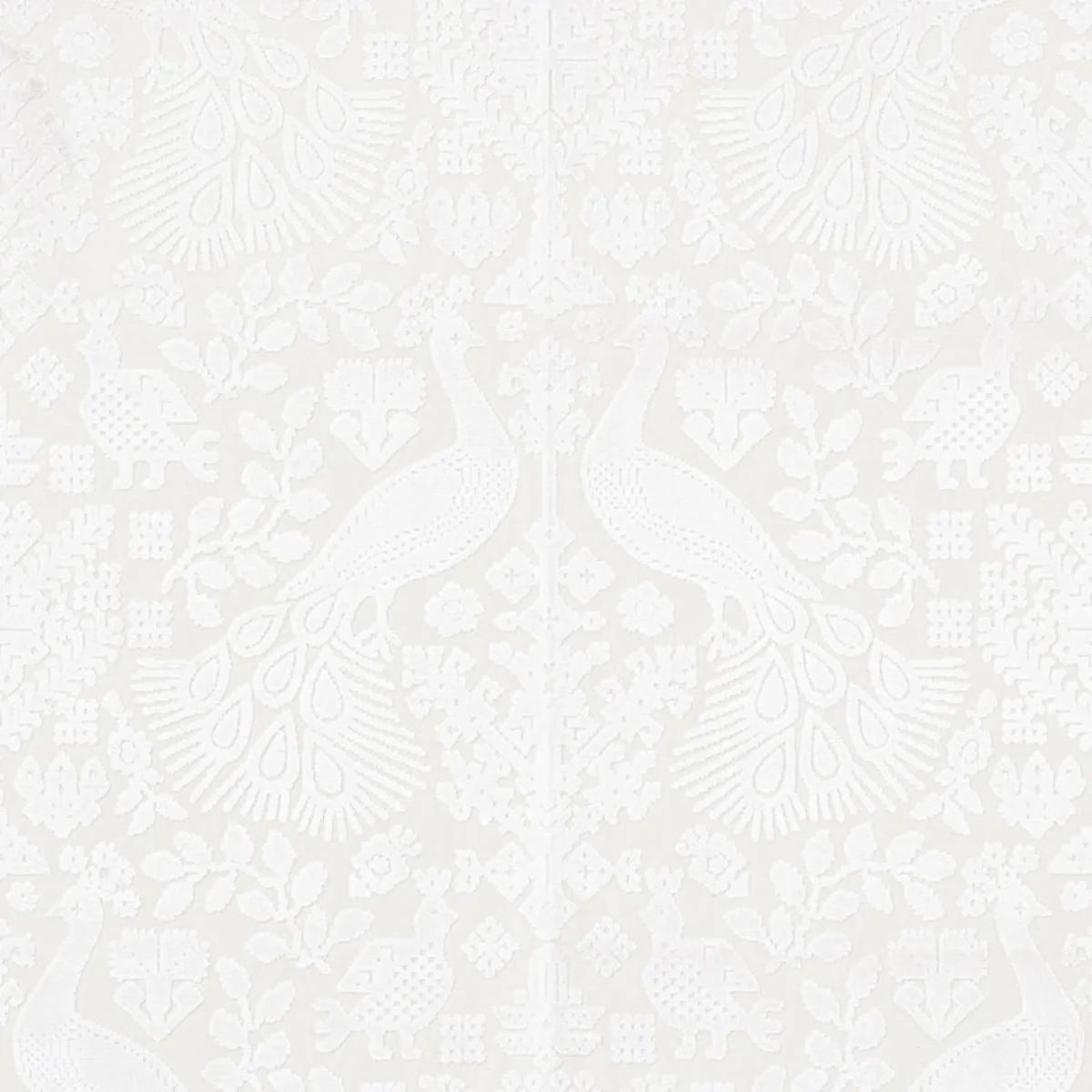 Schumacher 72971 Pavone Velvet Opal fabric swatch