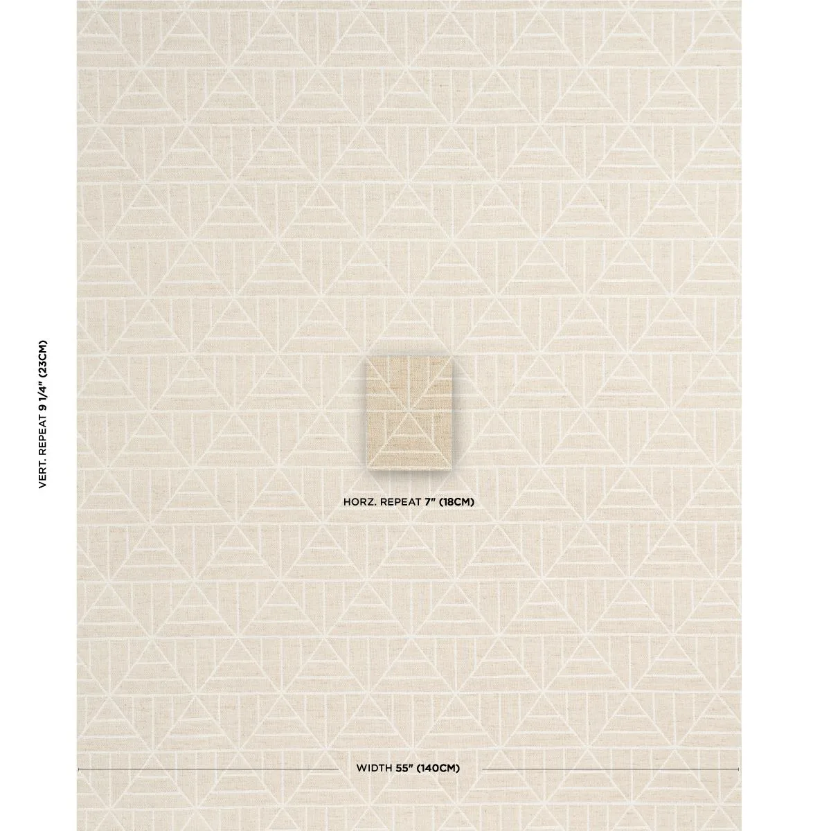 Schumacher 83480 Payne Jute fabric swatch